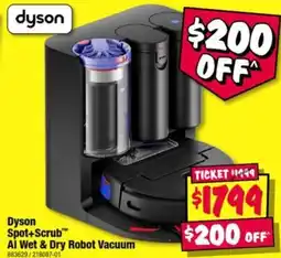 JB Hi-Fi Dyson Spot+Scrub AI Wet & Dry Robot Vacuum offer