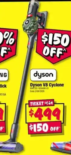 JB Hi-Fi Dyson V8 Cyclone offer