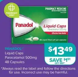 Ramsay Pharmacy Panadol Liquid Caps offer