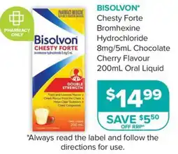 Ramsay Pharmacy Bisolvon Chesty Forte offer