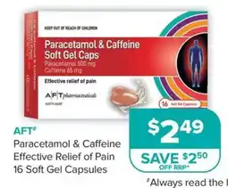 Ramsay Pharmacy AFT Paracetamol & Caffeine offer