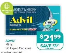 Ramsay Pharmacy Advil Minis offer