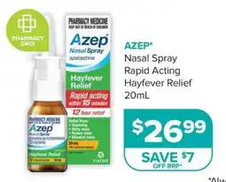 Ramsay Pharmacy Azep Nasal Spray offer