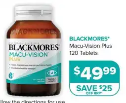 Ramsay Pharmacy Blackmores Macu-Vision Plus offer