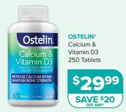Ramsay Pharmacy Ostelin Calcium & Vitamin D3 offer