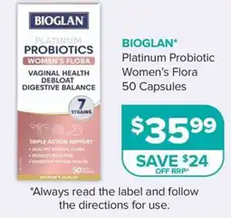 Ramsay Pharmacy Bioglan Platinum Probiotic Women's Flora offer
