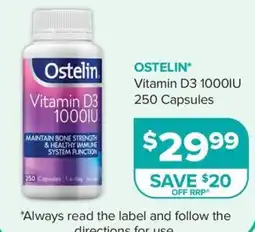 Ramsay Pharmacy Ostelin Vitamin D3 1000IU offer