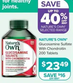 Ramsay Pharmacy Nature's Own Glucosamine Sulfate With Chondroitin offer