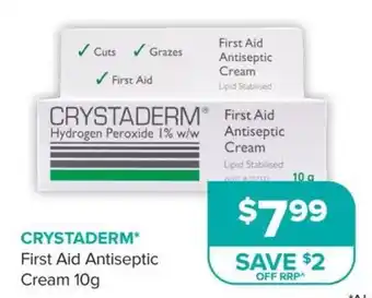 Crystaderm First Aid Antiseptic Cream