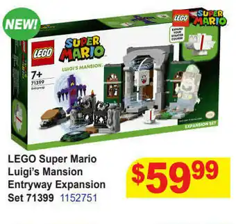 Mr Toys Lego Super Mario Luigi's Mansion Entryway Expansion offer