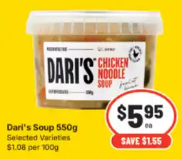 IGA Dari's Chicken Noodle Soup offer