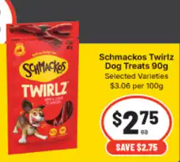 IGA Schmackos Twirlz Dog Treats offer