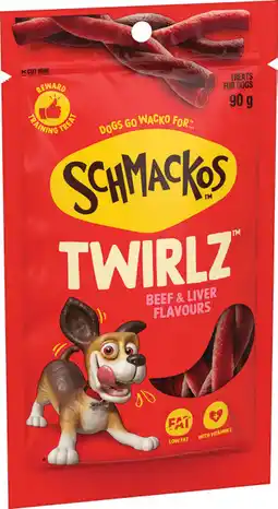 IGA Schmackos Twirlz Dog Treats Selected Varieties offer