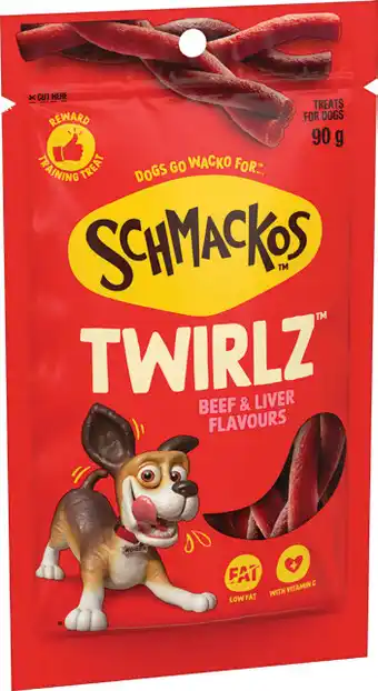 Schmackos Twirlz Dog Treats Selected Varieties