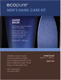 Priceline Ecopure Men's Hand Care Kit offer