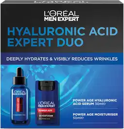 Priceline L'Oréal Paris Men Expert Hyaluronic Acid Expert Duo offer
