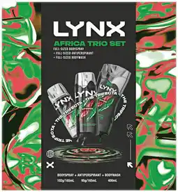 Priceline Lynx Africa Trio Set offer