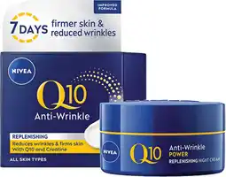 Priceline Nivea Q10 Anti-Wrinkle Night Cream offer