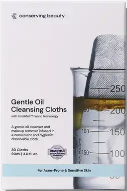 Priceline Conserving Beauty Gentle Oil Cleansing Cloths 30 Sachets offer