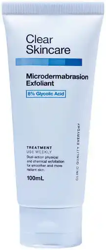 Priceline Clear Skincare Microdermabrasion Exfoliant with 8% Glycolic Acid offer
