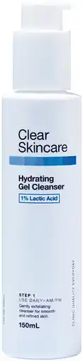 Priceline Clear Skincare Hydrating Gel Cleanser with 1% Lactic Acid offer