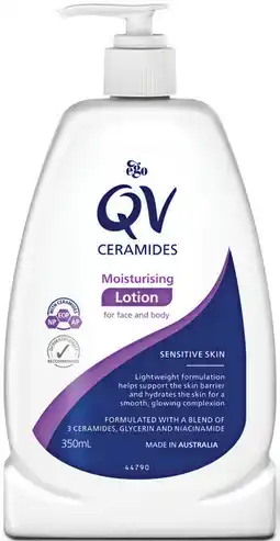 Priceline Ego Barrier Repair Ceramides Moisturising Lotion offer