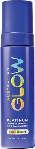 Priceline Australian Glow Platinum Self Tan Mousse Maximum offer