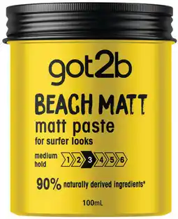 Priceline Got2B Beach Matt Paste Medium Hold offer