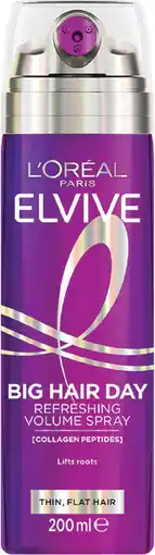 Priceline L'Oréal Paris Elvive Collagen Lifter Big Hair Day Refreshing Volume Spray offer