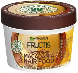 Priceline Garnier Hair Food Smoothing Macadamia for Dry & Unruly Hair offer