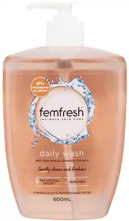 Priceline Femfresh Daily Wash offer