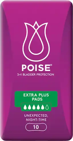 Priceline Poise Extra Plus Pads offer