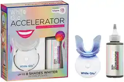 Priceline White Glo Accelerator Blue Light Teeth Whitening 1 Kit offer