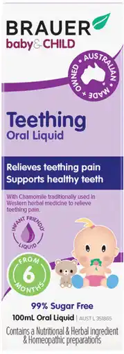 Priceline Brauer Baby & Child Teething offer
