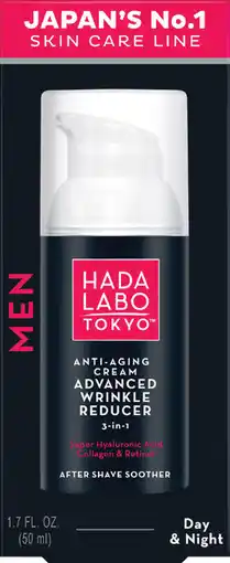 Priceline Hada Labo Mens Anti-Aging Cream Advanced Wrinkle Reducer offer