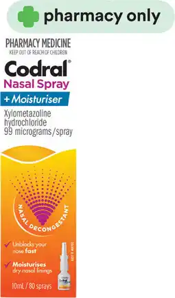 Priceline Codral Nasal Spray + Moisturiser offer
