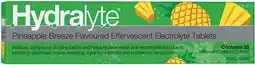 Priceline Hydralyte Pineapple Breeze Flavoured Electrolyte 20 Effervescent Tablets offer