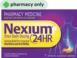 Priceline Nexium Once Daily Dosing 24HR 7 Tablets offer