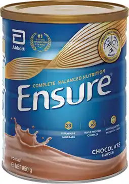 Priceline Ensure Chocolate Flavour offer