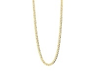 Bevilles Jewellery 9ct Yellow Gold Silver Infused 50cm Necklace offer
