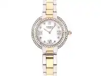 Bevilles Jewellery Roberto Carati Ambrosia Crystal Two Tone Rose Gold & Silver Watch offer