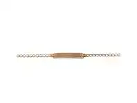 Bevilles Jewellery Children&#039;s 9ct Yellow Gold ID Bracelet offer
