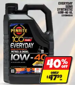 Autobarn Penrite Everyday Semi Synthetic 10W-40 offer