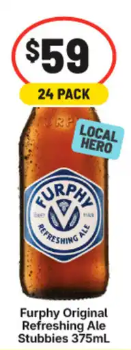 IGA Liquor Furphy Original Refreshing Ale Stubbies offer