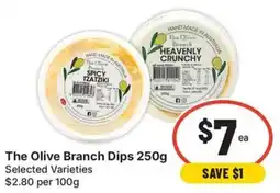 IGA The Olive Branch Dips offer
