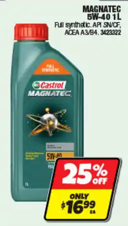 Autobarn Castrol Magnatec 5W-40 offer