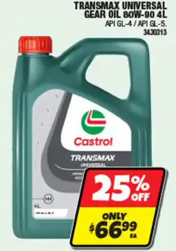 Autobarn Castrol Transmax Universal Gear Oil 80W-90 offer