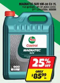 Autobarn Castrol Magnatec SUV offer