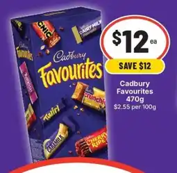 IGA Cadbury Favourites offer