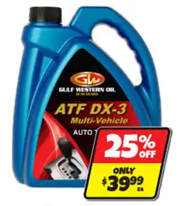 Autobarn Gulf Western Oil ATF DX-3 Multi-Vehicle Auto offer